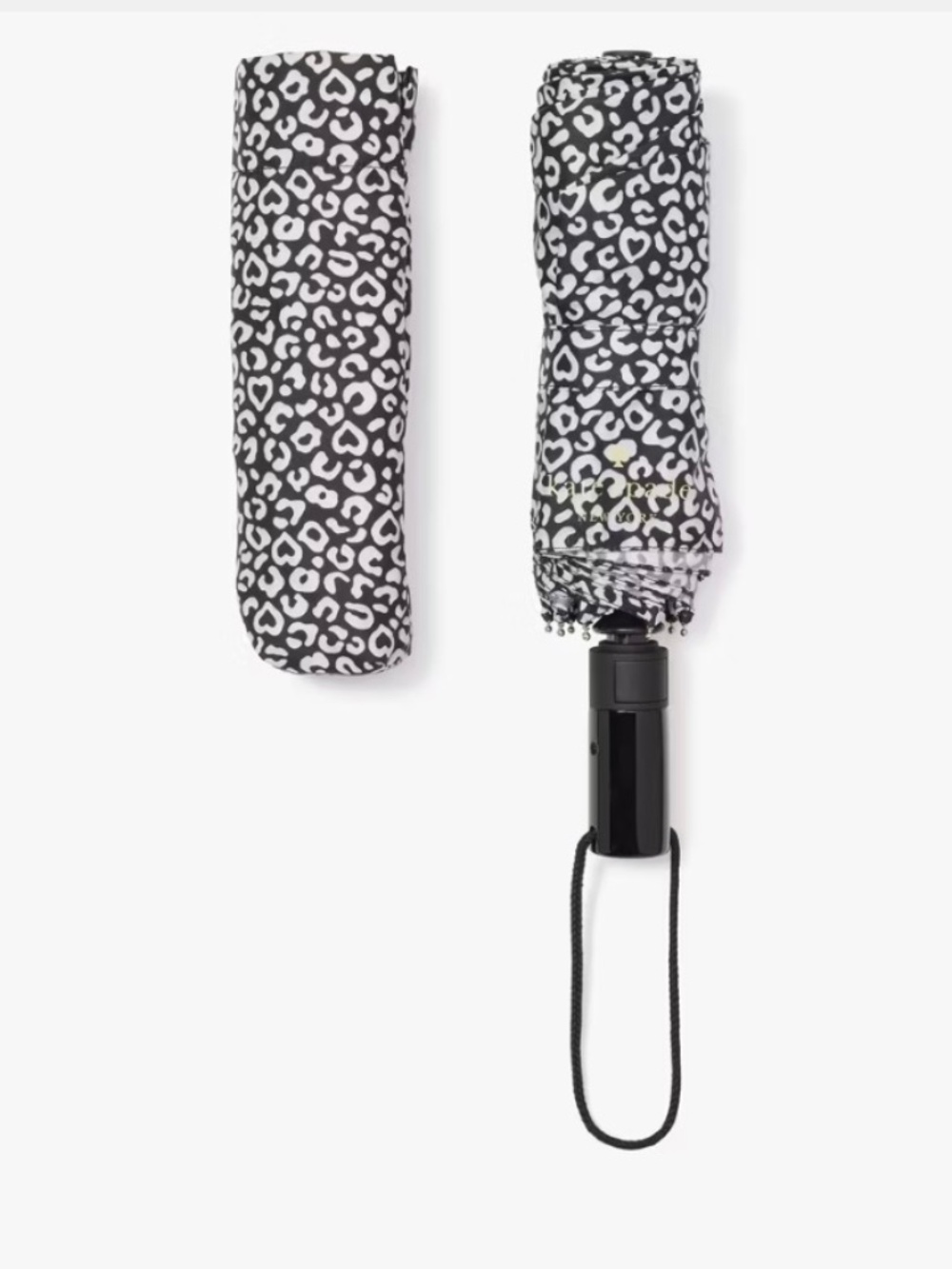 Kate Spade “Leopard Heart” Umbrella